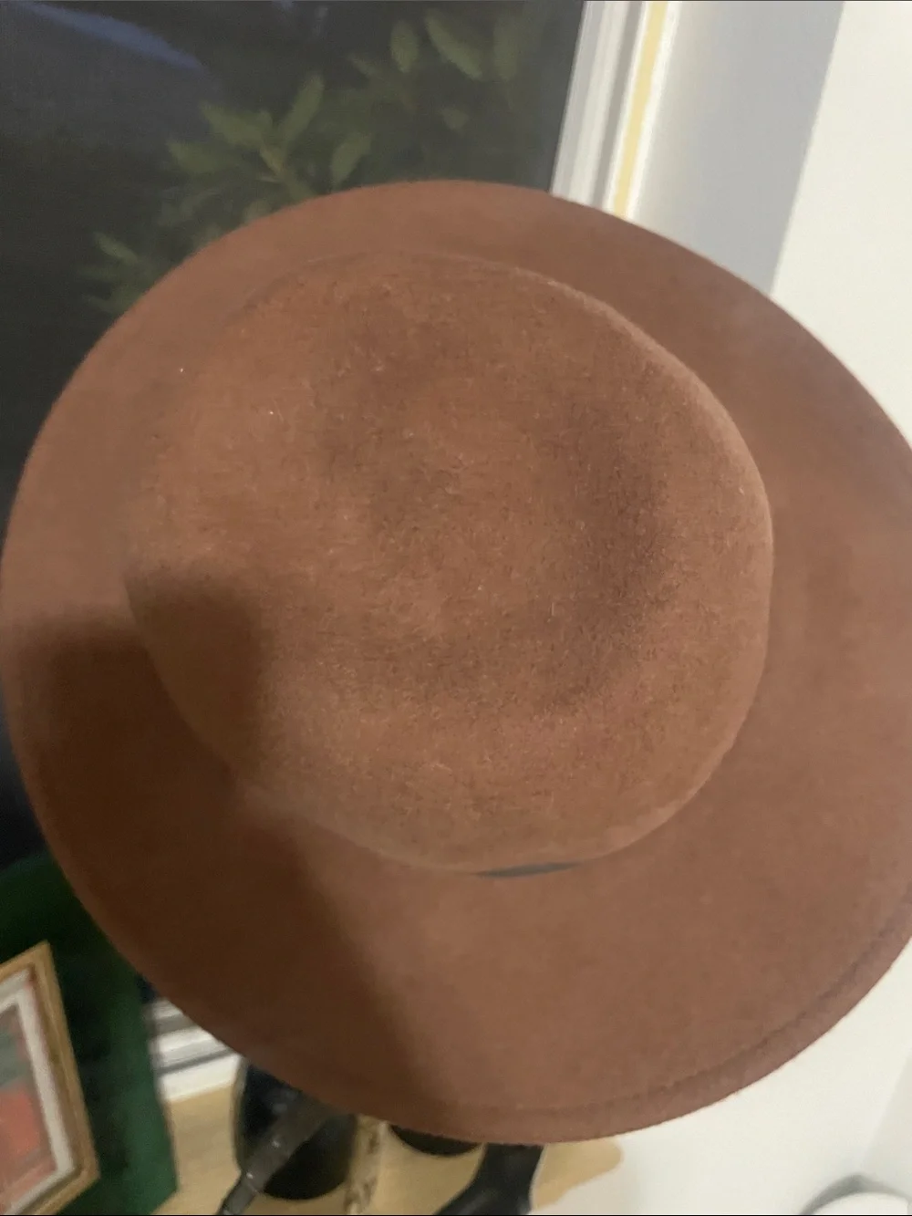 World Market Brown Wool Hat • 22” 🤎
